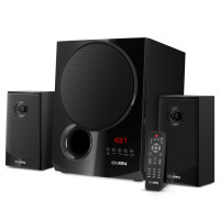 Аудиосистема SVEN MS-2080 Black, 2.1 / 40W + 2x15W RMS, Bluetooth, FM-тюнер, USB & SD, LED, дерево Аудиосистема SVEN MS-2080 Black, 2.1 / 40W + 2x15W RMS, Bluetooth, FM-тюнер, USB & SD, LED, дерево